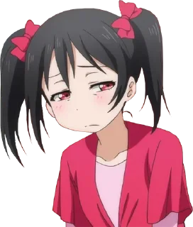 😒-Anime Reactions @SwallowZireael, Telegram Sticker