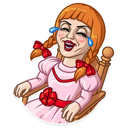 Annabelle, telegram sticker