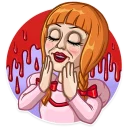 😌-Annabelle, Telegram Sticker