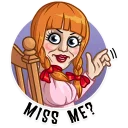 👋-Annabelle, Telegram Sticker