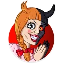 😈-Annabelle, Telegram Sticker