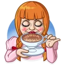😌-Annabelle, Telegram Sticker