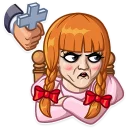 😒-Annabelle, Telegram Sticker