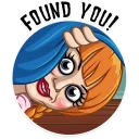 👀-Annabelle, Telegram Sticker