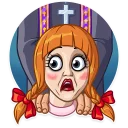😨-Annabelle, Telegram Sticker