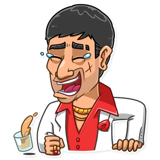 Tony Montana, telegram sticker