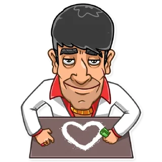 😍-Tony Montana, Telegram Sticker