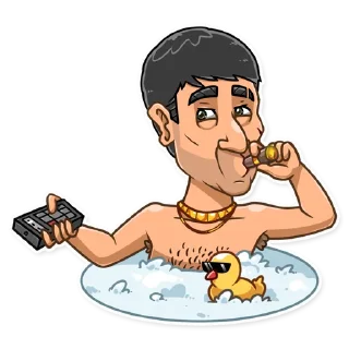 🛀-Tony Montana, Telegram Sticker