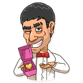 😉-Tony Montana, Telegram Sticker