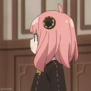 😏-Anya Forger (@TodorokiShouto), Telegram Sticker