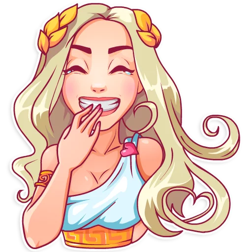 Aphrodite, telegram sticker
