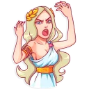 😠-Aphrodite, Telegram Sticker