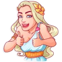 👍-Aphrodite, Telegram Sticker