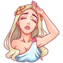 😓-Aphrodite, Telegram Sticker