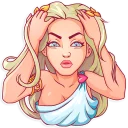 😱-Aphrodite, Telegram Sticker