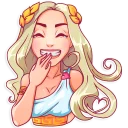 😂-Aphrodite, Telegram Sticker