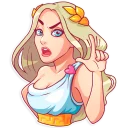 ☝-Aphrodite, Telegram Sticker