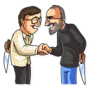 🤝-Steve Jobs, Telegram Sticker