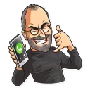 🤙-Steve Jobs, Telegram Sticker