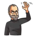 👋-Steve Jobs, Telegram Sticker