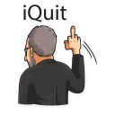 🖕-Steve Jobs, Telegram Sticker