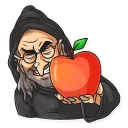 💀-Steve Jobs, Telegram Sticker