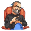 😂-Steve Jobs, Telegram Sticker