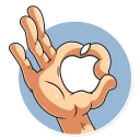 👌-Steve Jobs, Telegram Sticker