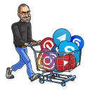 🏪-Steve Jobs, Telegram Sticker