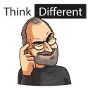 😉-Steve Jobs, Telegram Sticker