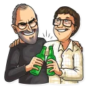 🍻-Steve Jobs, Telegram Sticker