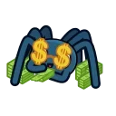 🤑-Arachnid, Telegram Sticker