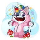 🦄-Archie the Dog, Telegram Sticker