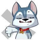 👎-Archie the Dog, Telegram Sticker