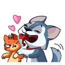 😍-Archie the Dog, Telegram Sticker