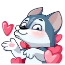 😘-Archie the Dog, Telegram Sticker