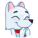 ☺️-Arctic Fox, Telegram Sticker