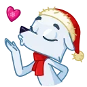 😘-Arctic Fox, Telegram Sticker