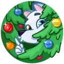 🤫-Arctic Fox, Telegram Sticker