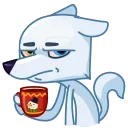 😒-Arctic Fox, Telegram Sticker