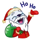 🎅-Arctic Fox, Telegram Sticker