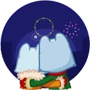 🎇-Arctic Fox, Telegram Sticker