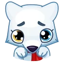 🥺-Arctic Fox, Telegram Sticker