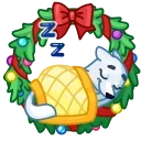 😴-Arctic Fox, Telegram Sticker