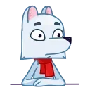 😲-Arctic Fox, Telegram Sticker