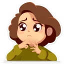 😳-Arisha, Telegram Sticker