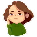 😢-Arisha, Telegram Sticker