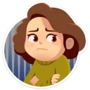 😐-Arisha, Telegram Sticker