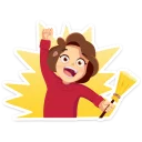 💪-Arisha, Telegram Sticker