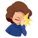 😑-Arisha, Telegram Sticker